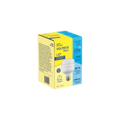 Lámpara Led Alta Potencia 20W, luz día Volteck Basic