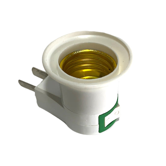Soquet probador de focos plastico con interruptor