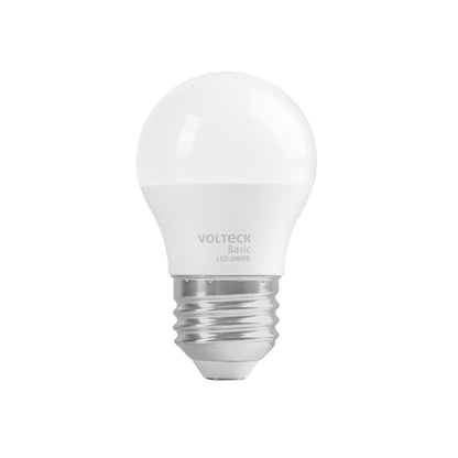 Lampara de LED tipo bullo G45 3 W, luz de dia, caja basic