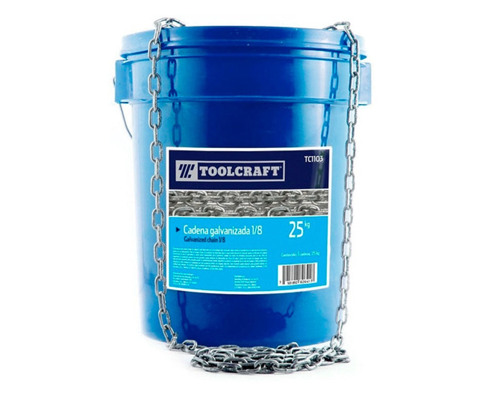 Cadena galvanizada 3/16 TOOLCRAFT
