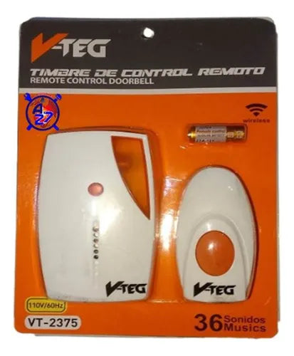 Timbre inalambrico V-TEG 36 sonidos musicales