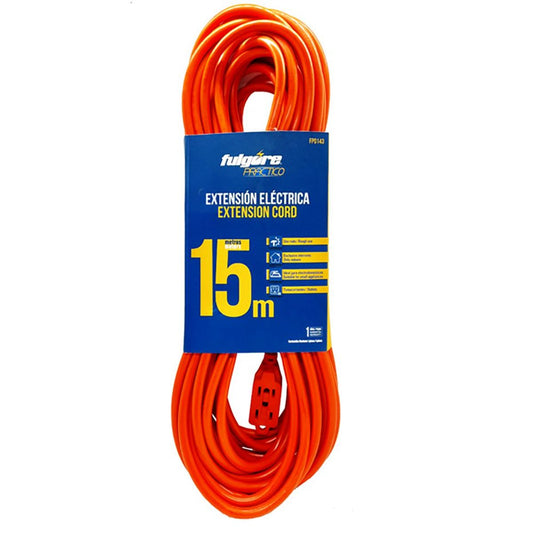 Extension electrica "Naranja" de 15m FULGORE