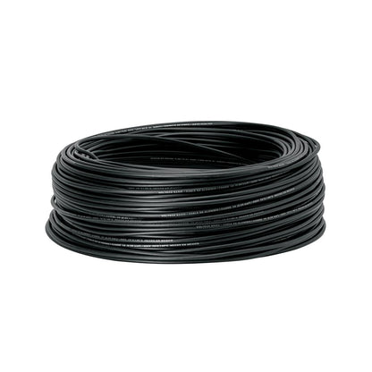 Rollo de 100 metros de cable THW CCA 14 AWG negro, Basic VOLTECK