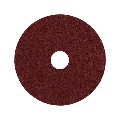 Disco de lija 4-1/2" con respaldo de fibra, grano 50, TRUPER