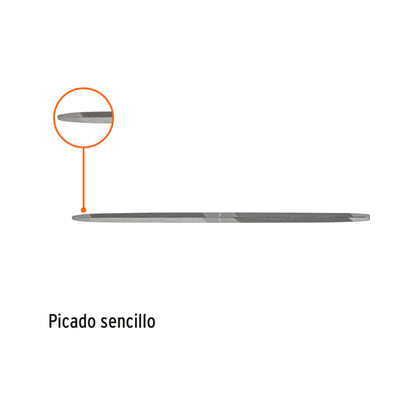 Lima triangular doble 6", TRUPER