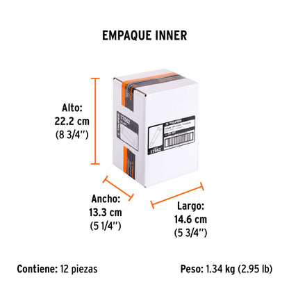 Sellador transparente 100% silicón de 85 g, TRUPER