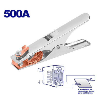 Pinza/tenaza polo a tierra 500 amperios EMTOP